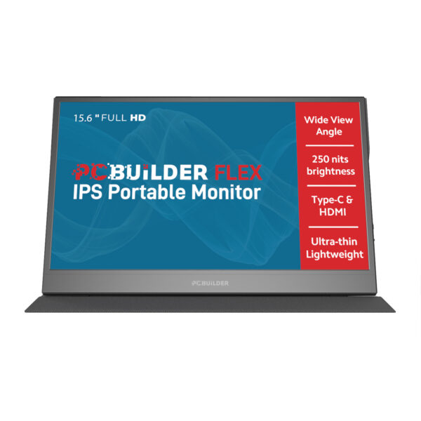 PCBuilder FLEX 15.6" Full HD IPS Portable Monitor - Unboxed
